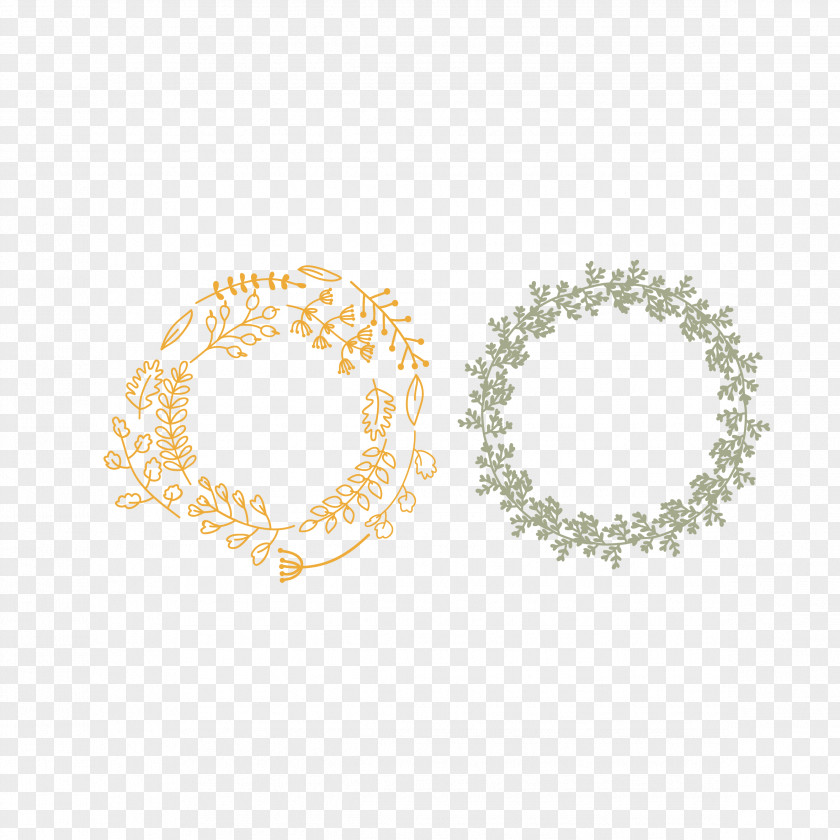 Flowers Wedding Logo Laurel Wreath Autumn Illustration PNG