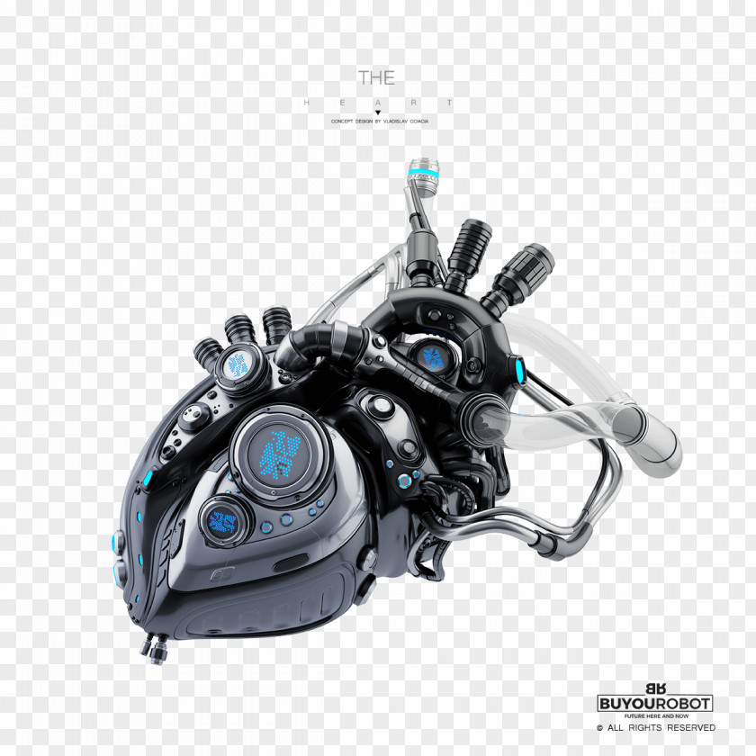 Heart 3d Robot TurboSquid 3D Modeling Computer Graphics Machine PNG