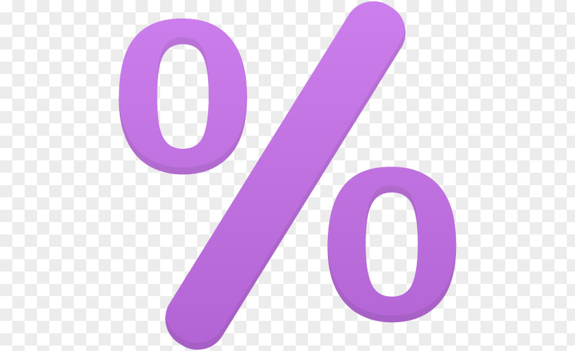 Percent Pink Purple Text PNG