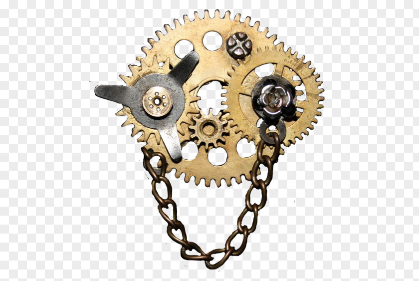 Steampunk Gears Vector Clip Art Drawing Money PNG