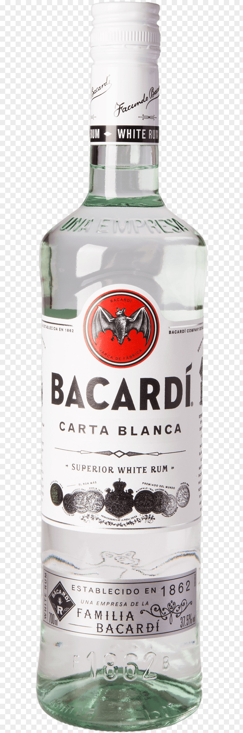 Bacardi Liqueur Superior Light Rum PNG