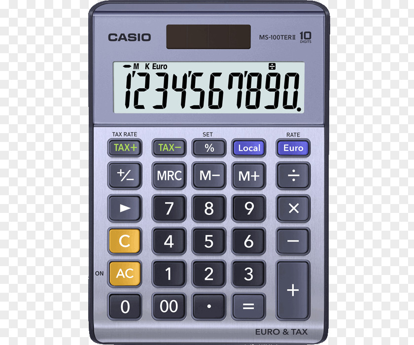 Calculator Casio MS-10VC Scientific BASIC PNG