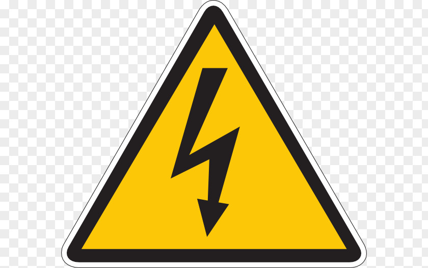 Electric Electricity Arc Warning Sign High Voltage PNG