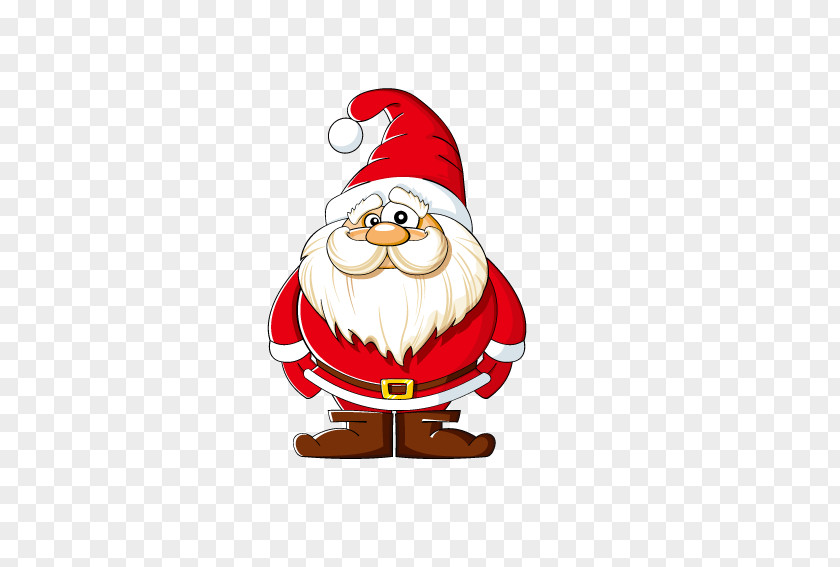 Lovely Santa Claus Christmas Drawing PNG