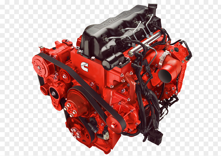 Red Turbocharged Engine Foton Motor Car JAC Motors Dongfeng Corporation Cummins PNG
