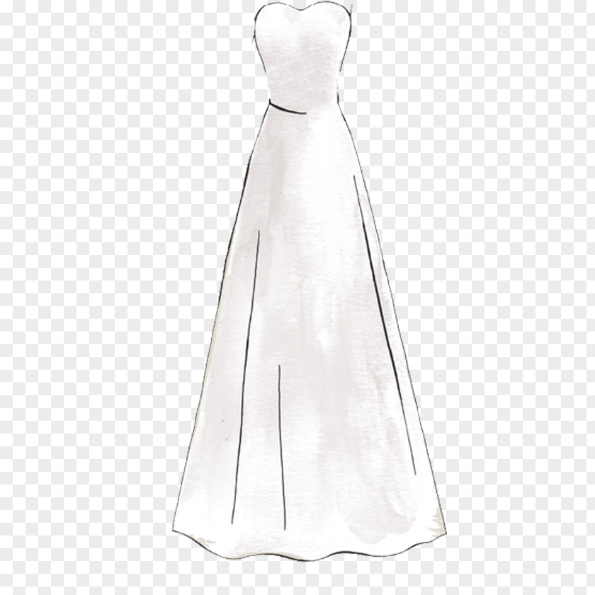 Wedding Dress Clothing Gown White PNG
