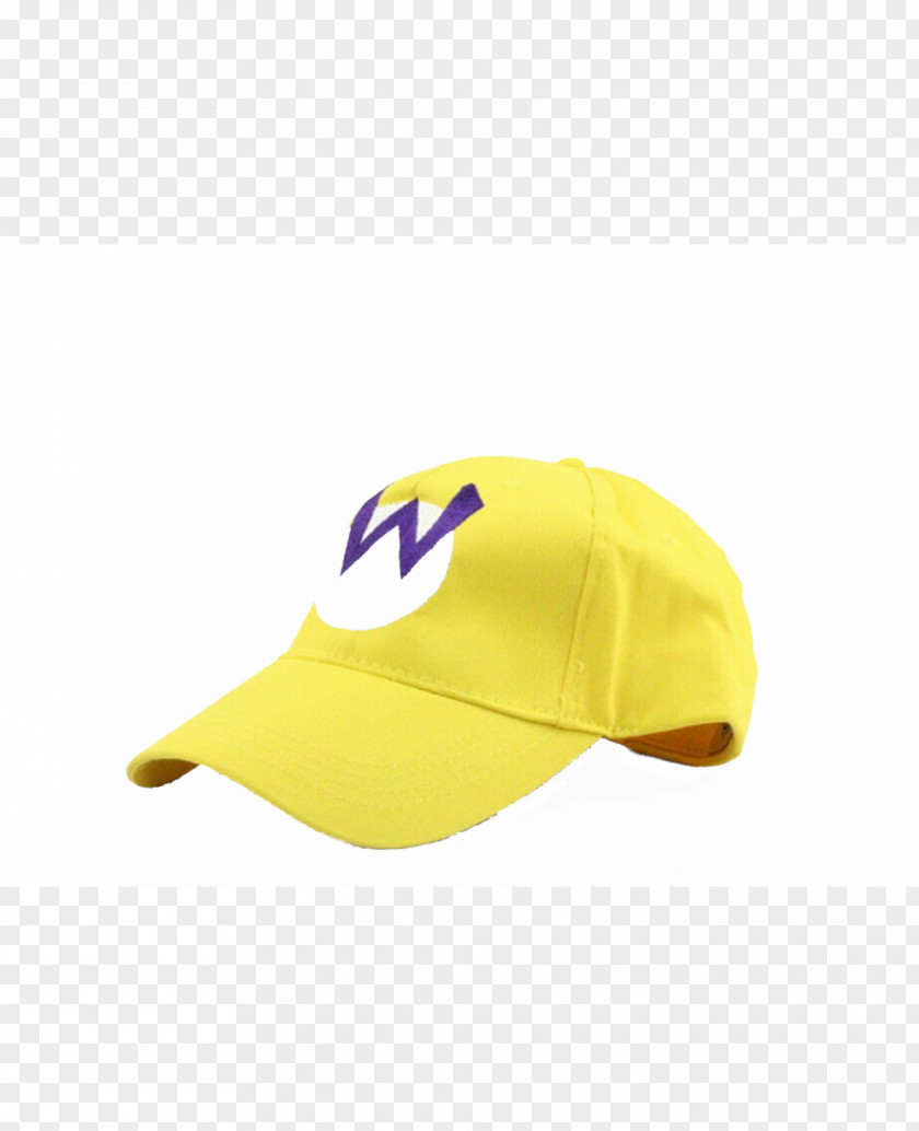 Baseball Cap Mockup Yellow PNG