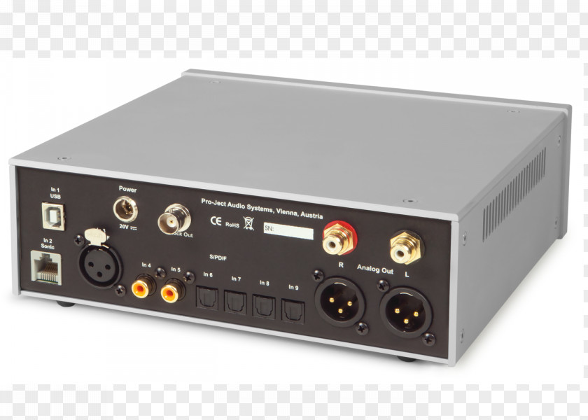 Dac Digital Audio Digital-to-analog Converter Pro-Ject High-end Electronics PNG
