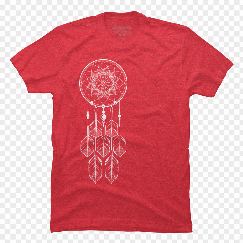 Dreamcatcher Printed T-shirt Sleeve Top Clothing PNG