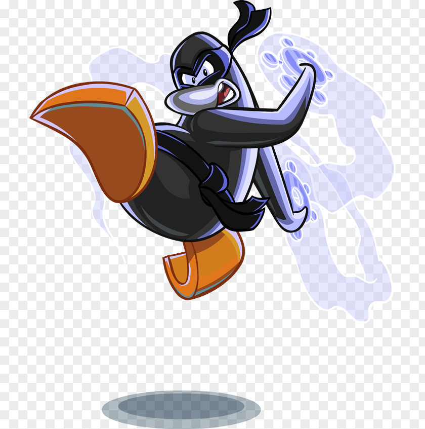 Penguin Club Island Ninja Wing PNG