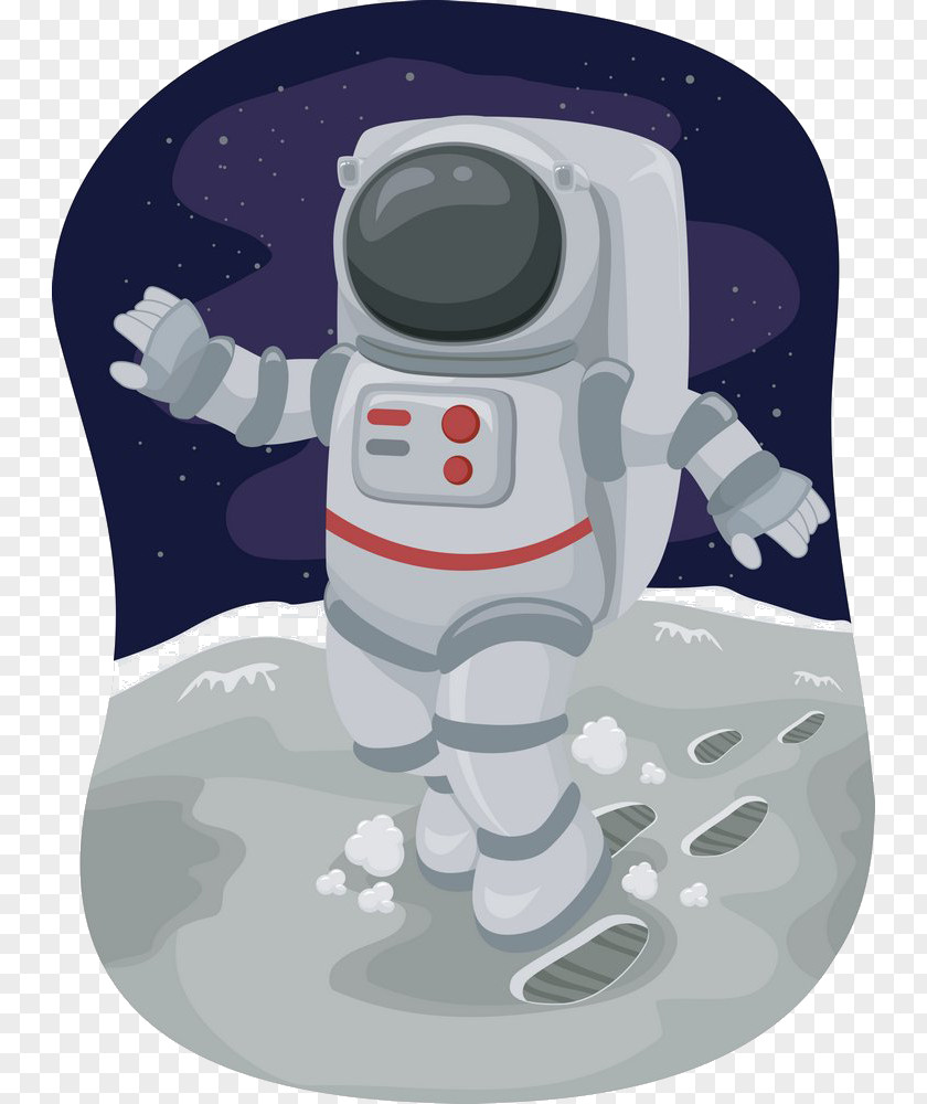 Astronaut Moonwalk Royalty-free Clip Art PNG