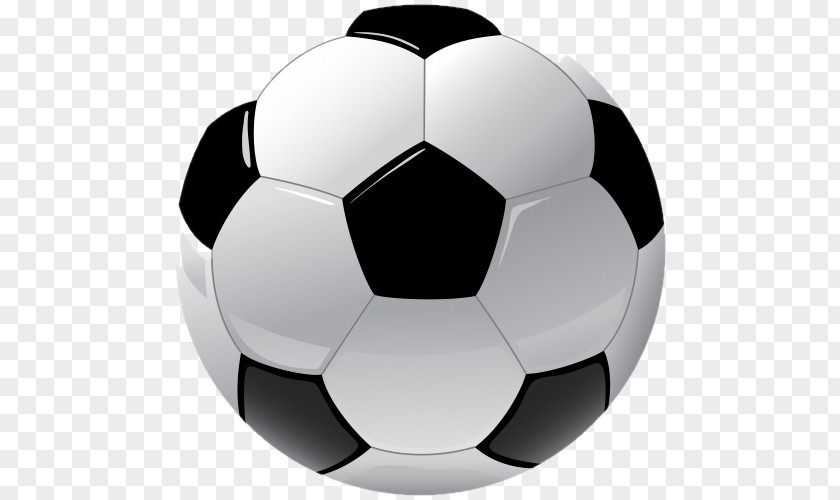 Blackandwhite Hearth Soccer Ball PNG