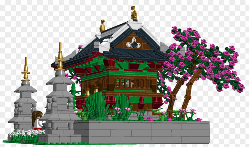 Building Shrine Lego Ideas Christmas Ornament Chinese Architecture PNG