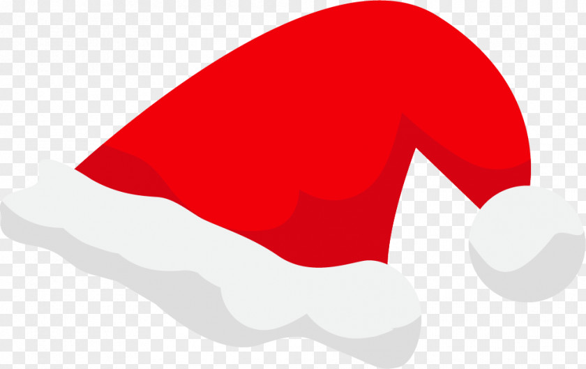 Cartoon Red Christmas Hat Mouth Logo Computer Clip Art PNG