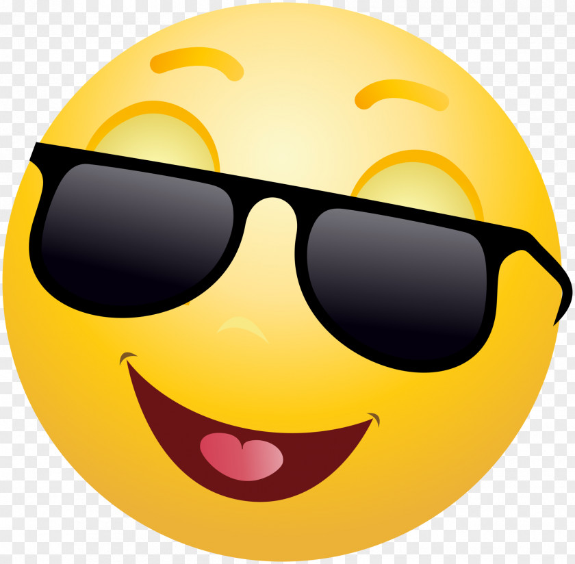 Faces Emoji Emoticon Smiley Sunglasses Clip Art PNG