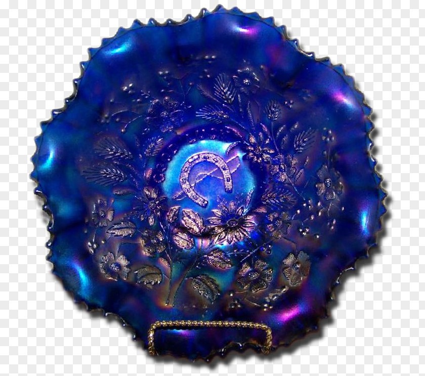 Glass Plate Cobalt Blue Electric Purple Violet PNG