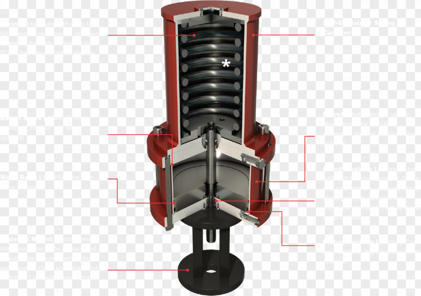 Handwheel Valve Actuator Pneumatic Linear Springs PNG