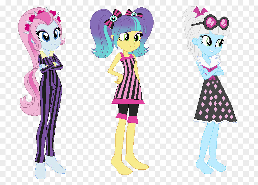 Pixel Art Rainbow Rarity Pinkie Pie My Little Pony: Equestria Girls Pajamas PNG