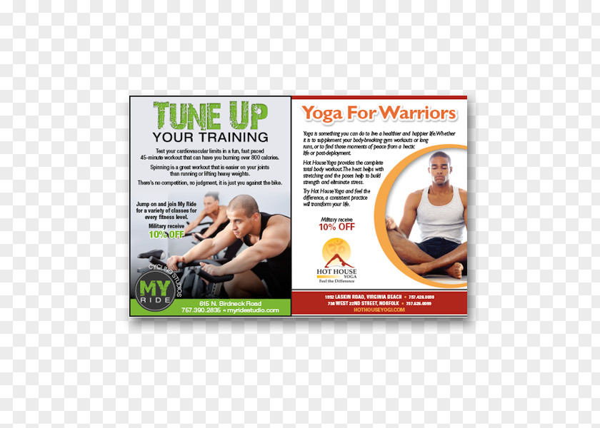Yoga Hot House Advertising & Pilates Mats Personal Trainer PNG