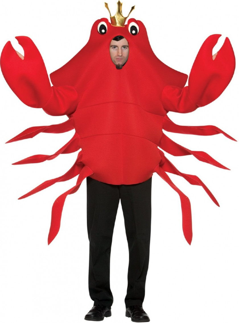 Crab Red King Halloween Costume Party PNG