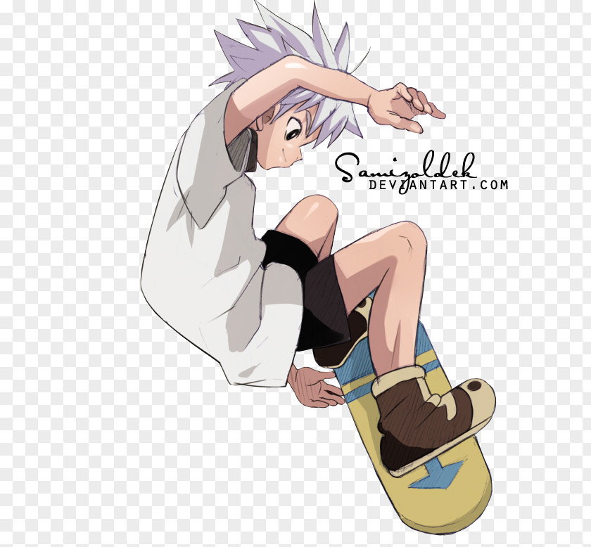 Killua And Gon Kiss Clip Art JPEG Illustration Shoe Design PNG