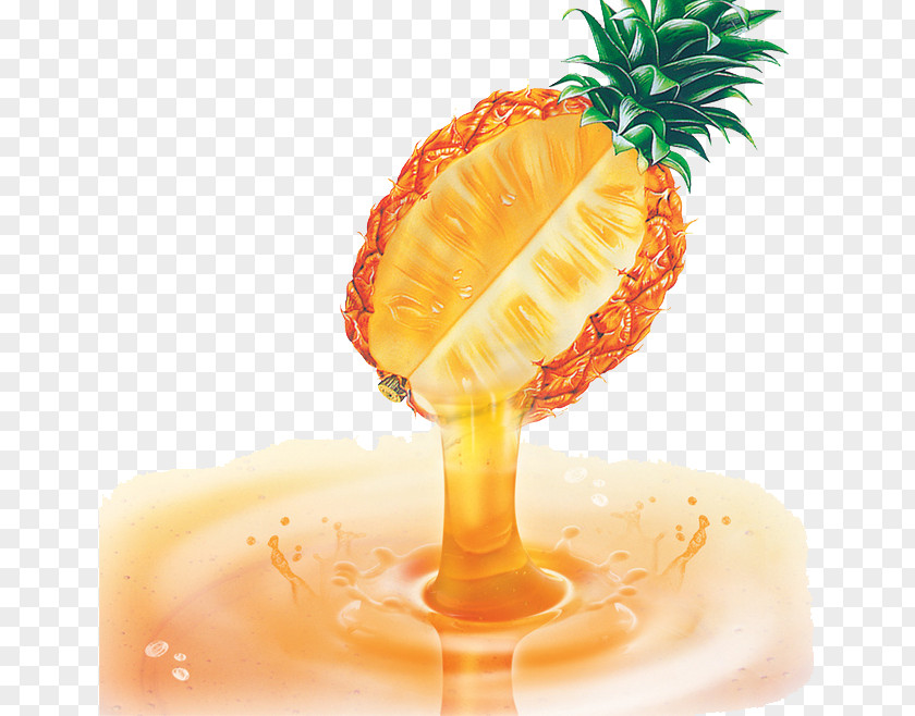 Pineapple Coffee Juice Cake Drink PNG