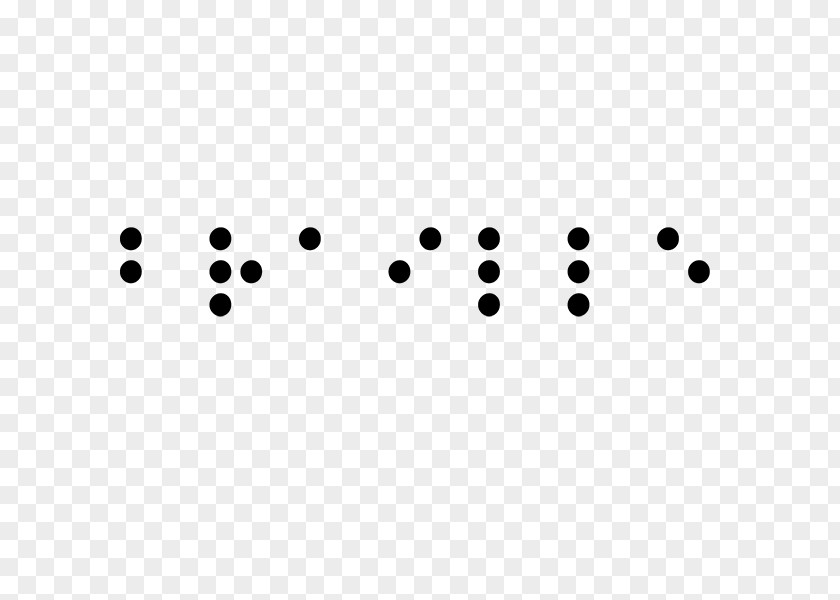 Braile Computer Braille Code Alphabet Letter Font PNG