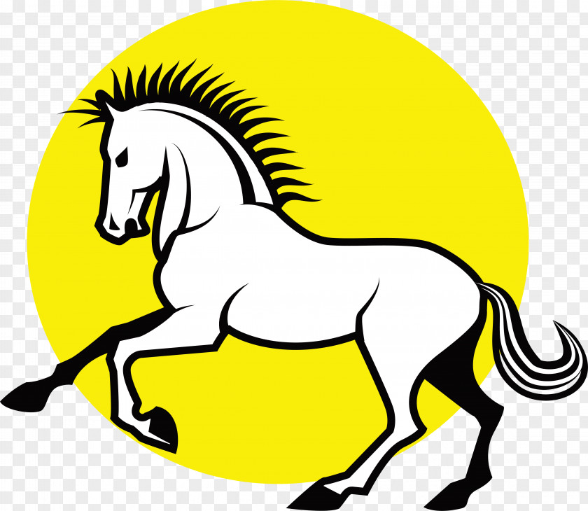 Cartoon Pegasus Design Mustang Clip Art PNG