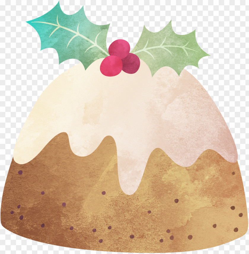Christmas Fruitcake Bakery Cooking Sticker PNG