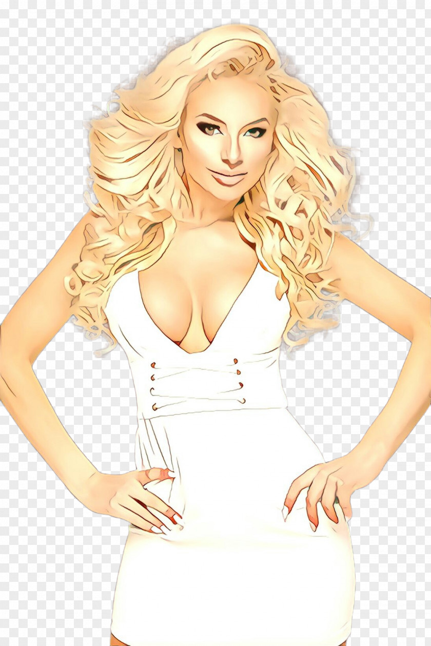 Long Hair Costume White Clothing Blond Lady PNG