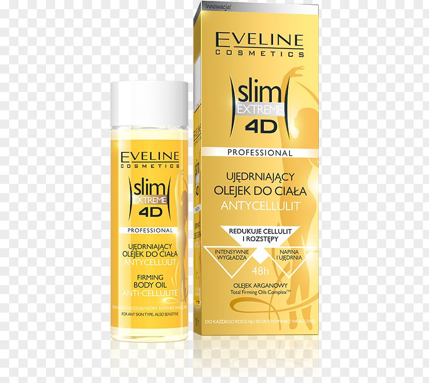 Oil Lotion Cellulite Eveline Cosmetics PNG