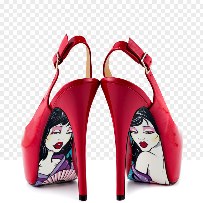 Sandal High-heeled Shoe Slingback Stiletto Heel PNG