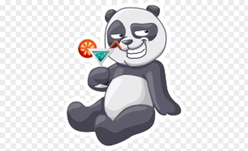 Bear Red Panda Giant Sticker Telegram PNG