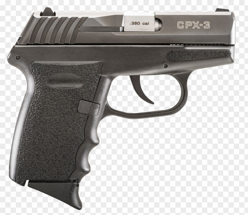 Colt SCCY CPX-1 9×19mm Parabellum .380 ACP Pistol Firearm PNG