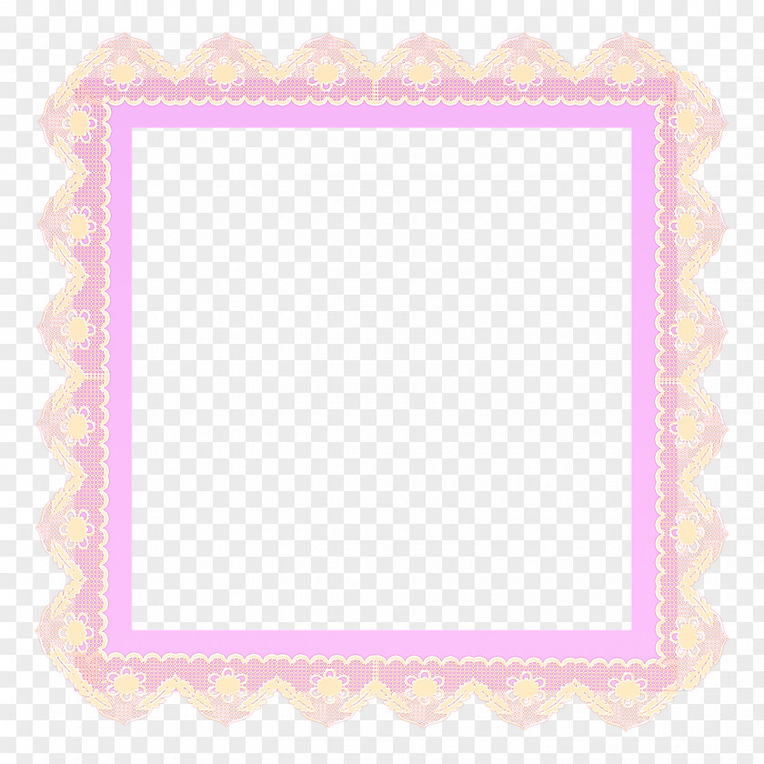 Line Picture Frames Pink M Pattern PNG