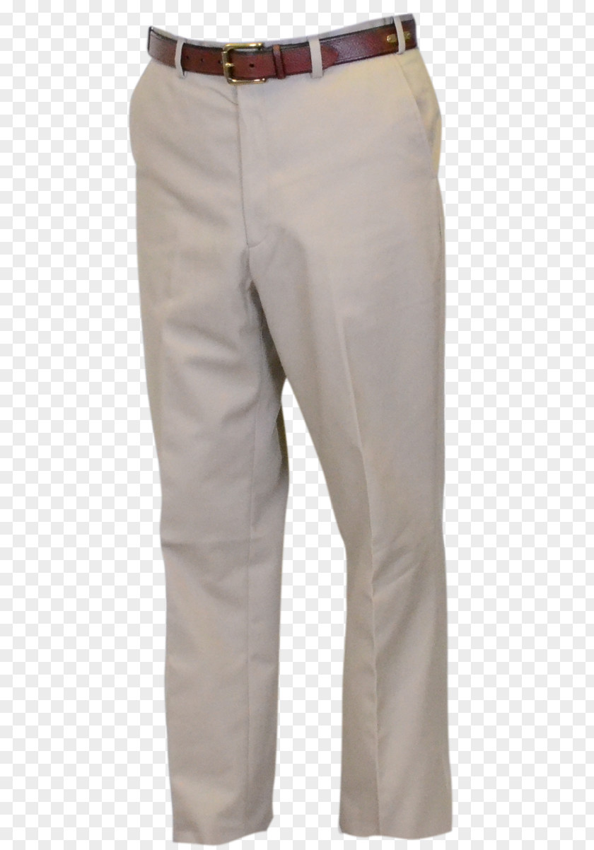 Men's Flat Material Pants Khaki PNG