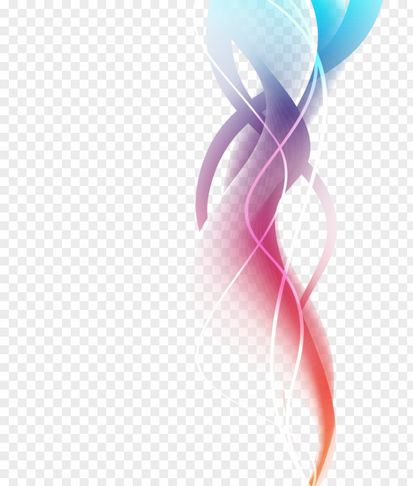 Vector Colorful Lines Abstract Art Line Graphic Design PNG