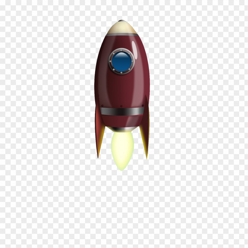 Cartoon Rocket Flight Bird PNG