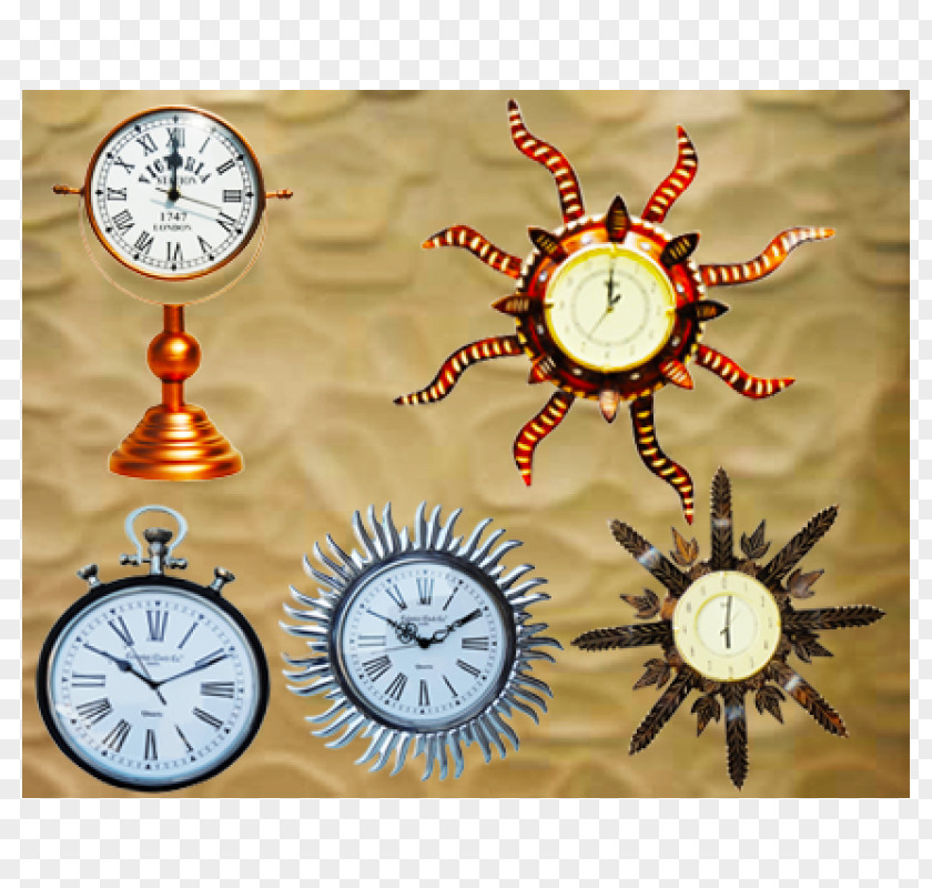 Clock Watch A-Z Statistics .com Brass Gift Center PNG