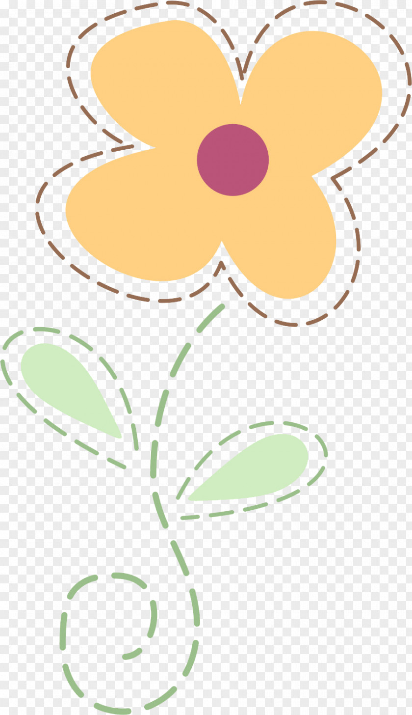 Cute Flower Drawing Clip Art PNG