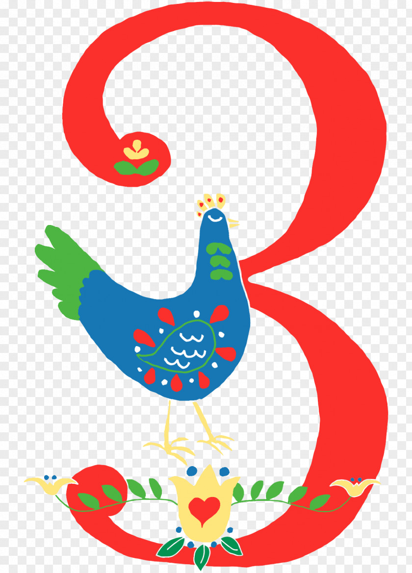Design Rooster Christmas Ornament Clip Art PNG