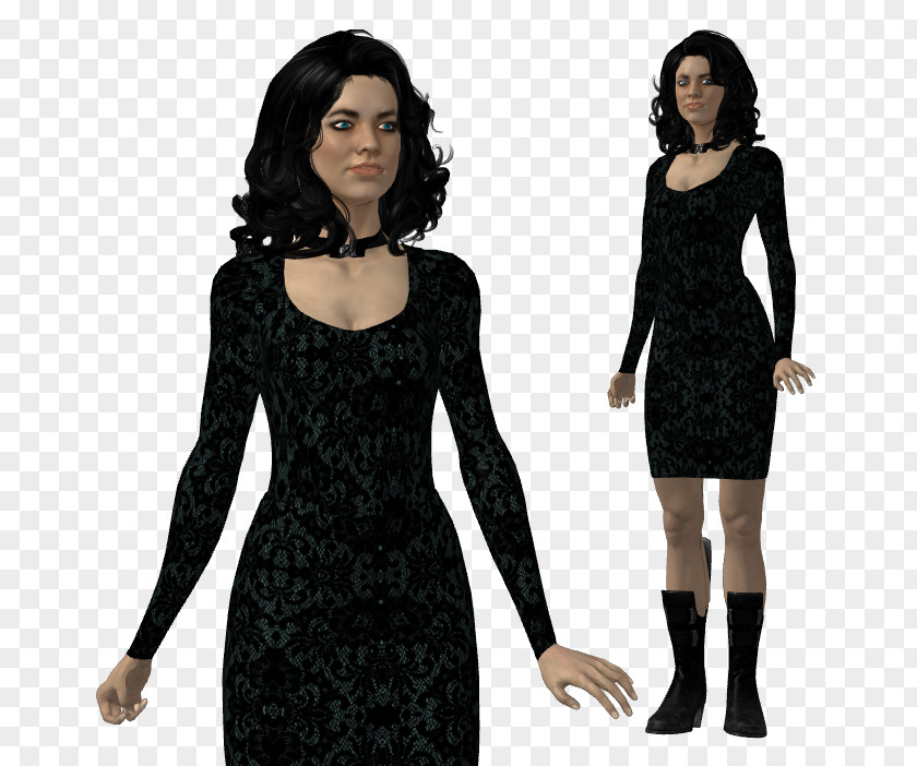 Dress Little Black Miranda Lawson Mass Effect 3 Clothing PNG
