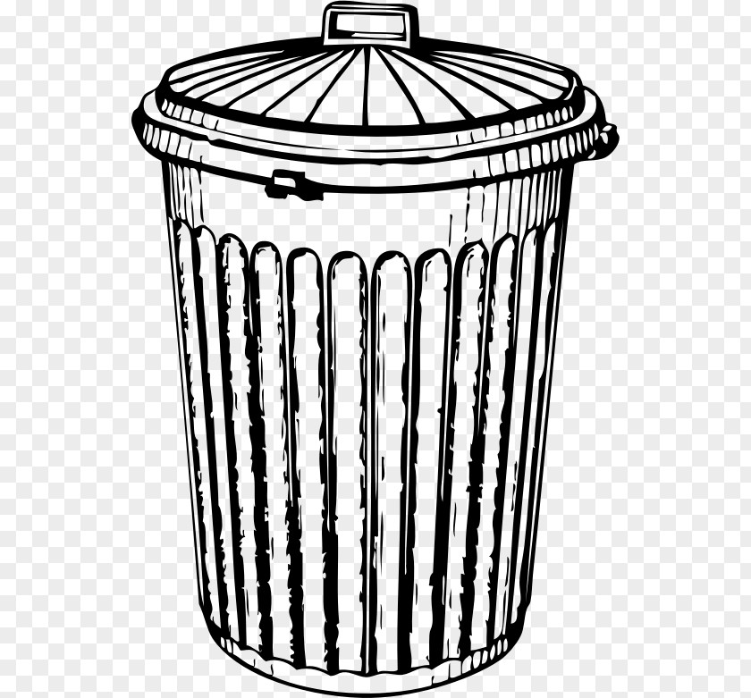 Garbage Rubbish Bins & Waste Paper Baskets Tin Can Clip Art PNG