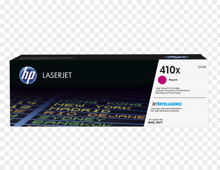Hewlett-packard Hewlett-Packard HP LaserJet Pro M452 M477 M377 410X Toner Cartridge CF410X PNG