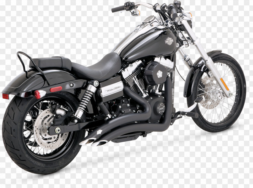 Motorcycle Exhaust System Harley-Davidson Super Glide Softail Street PNG