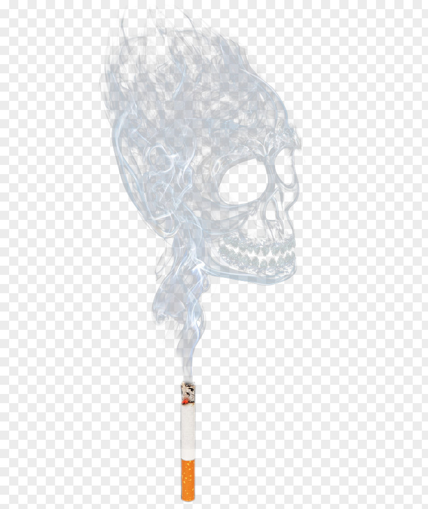 Smoke Icon PNG Icon, Creative skull smoke ring, cigarette forming with illustration clipart PNG