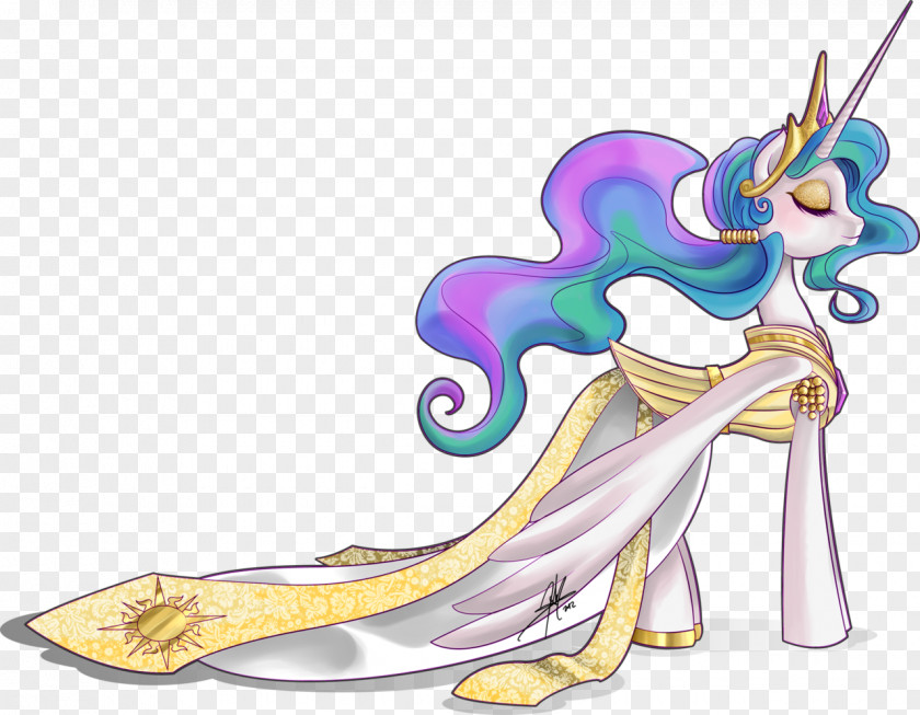 Unicorn Horn Princess Celestia Luna Twilight Sparkle Pony Dress PNG