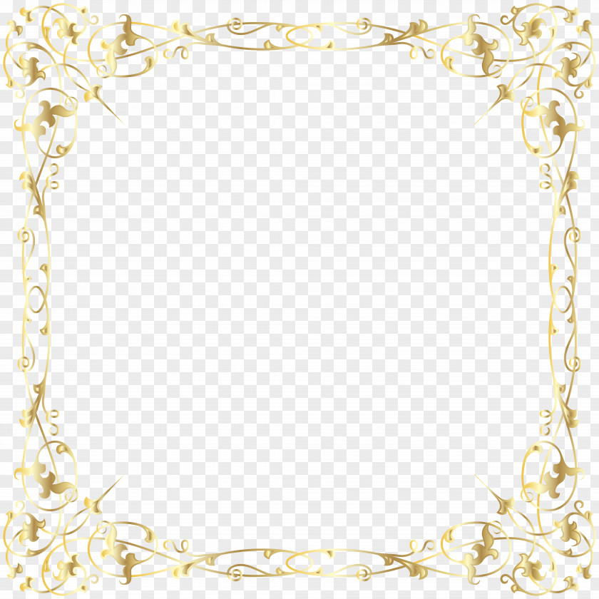 Decorative Border Transparent Image Clip Art PNG