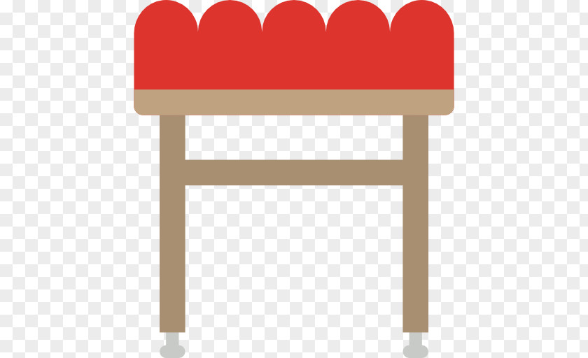 Long Stool Table PNG