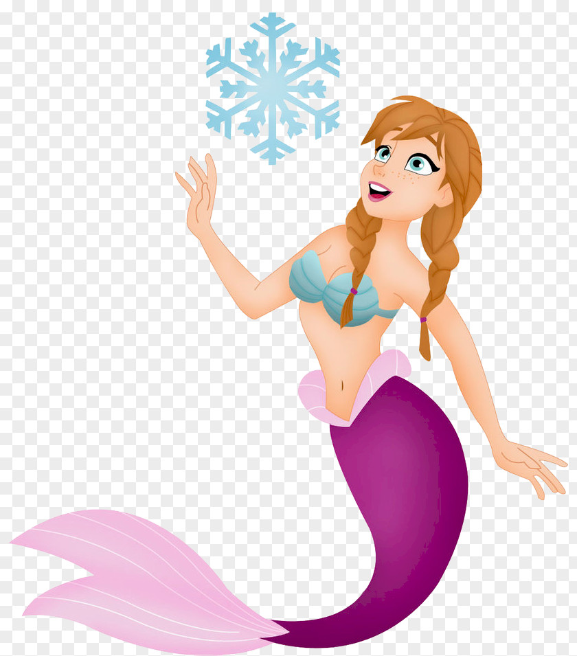 Mermaid Elsa Ariel Anna Kristoff The Little PNG